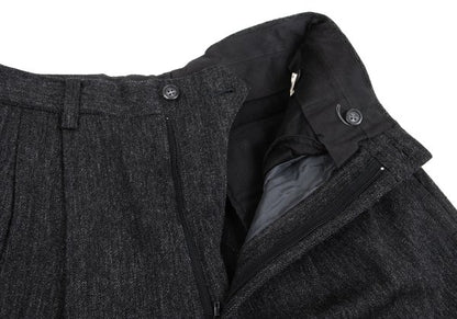 ISSEY MIYAKE MEN Wool Tuck Pants Gray Size M