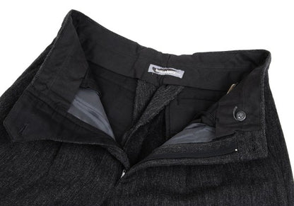 ISSEY MIYAKE MEN Wool Tuck Pants Gray Size M