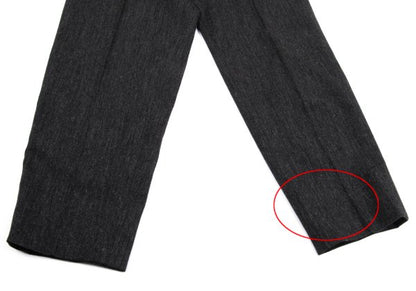 ISSEY MIYAKE MEN Wool Tuck Pants Gray Size M