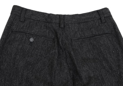 ISSEY MIYAKE MEN Wool Tuck Pants Gray Size M