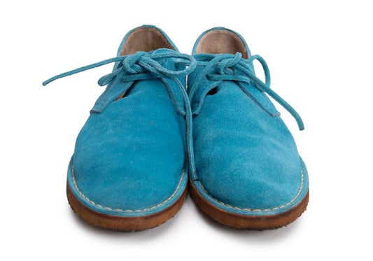 COMME des GARCONS HOMME Suede Shoes Turquoise Sneakers Size 25.5cm
