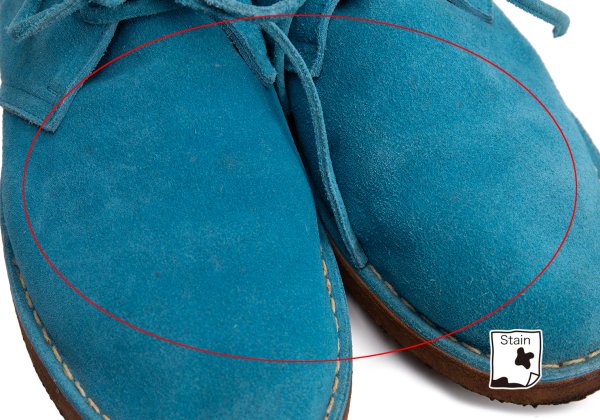 COMME des GARCONS HOMME Suede Shoes Turquoise Sneakers Size 25.5cm