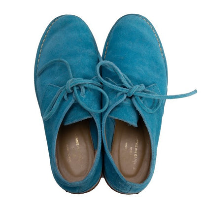 COMME des GARCONS HOMME Suede Shoes Turquoise Sneakers Size 25.5cm