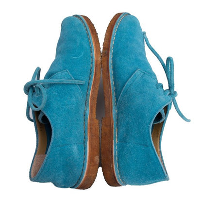 COMME des GARCONS HOMME Suede Shoes Turquoise Sneakers Size 25.5cm