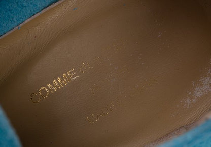 COMME des GARCONS HOMME Suede Shoes Turquoise Sneakers Size 25.5cm