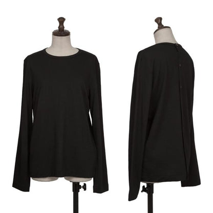 COMME des GARCONS Back Open Wool Knit Sweater Black Size M