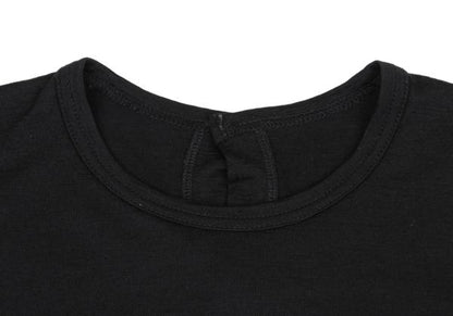 COMME des GARCONS Back Open Wool Knit Sweater Black Size M
