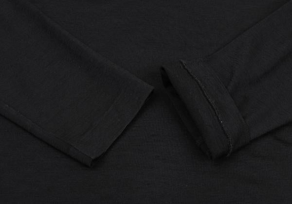 COMME des GARCONS Back Open Wool Knit Sweater Black Size M