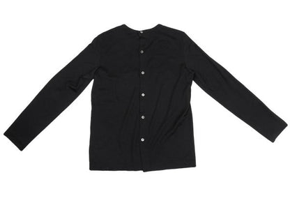 COMME des GARCONS Back Open Wool Knit Sweater Black Size M