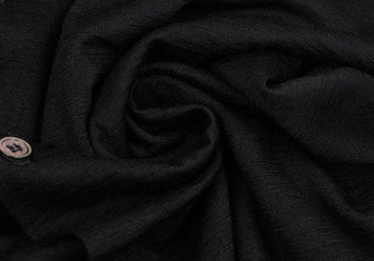 COMME des GARCONS Back Open Wool Knit Sweater Black Size M