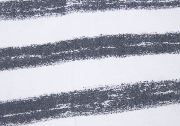 COMME des GARCONS Cotton Faded Border White Gray Size S