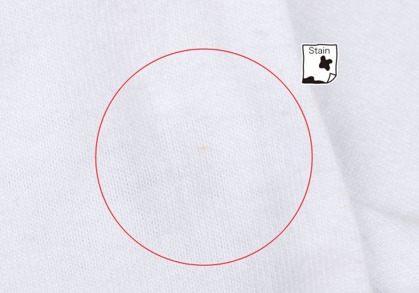 COMME des GARCONS Cotton Faded Border White Gray Size S