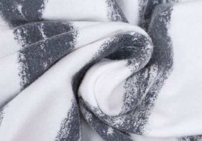 COMME des GARCONS Cotton Faded Border White Gray Size S