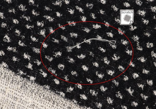 ISSEY MIYAKE Crazy Pattern High-Neck Knit Sweater Size M