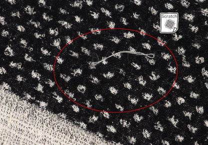 ISSEY MIYAKE Crazy Pattern High-Neck Knit Sweater Size M