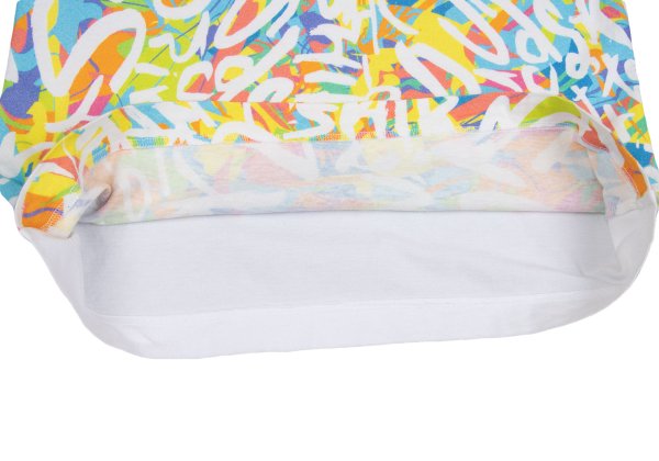 COMME des GARCONS SHIRT White Graphic Print T-Shirt Size S