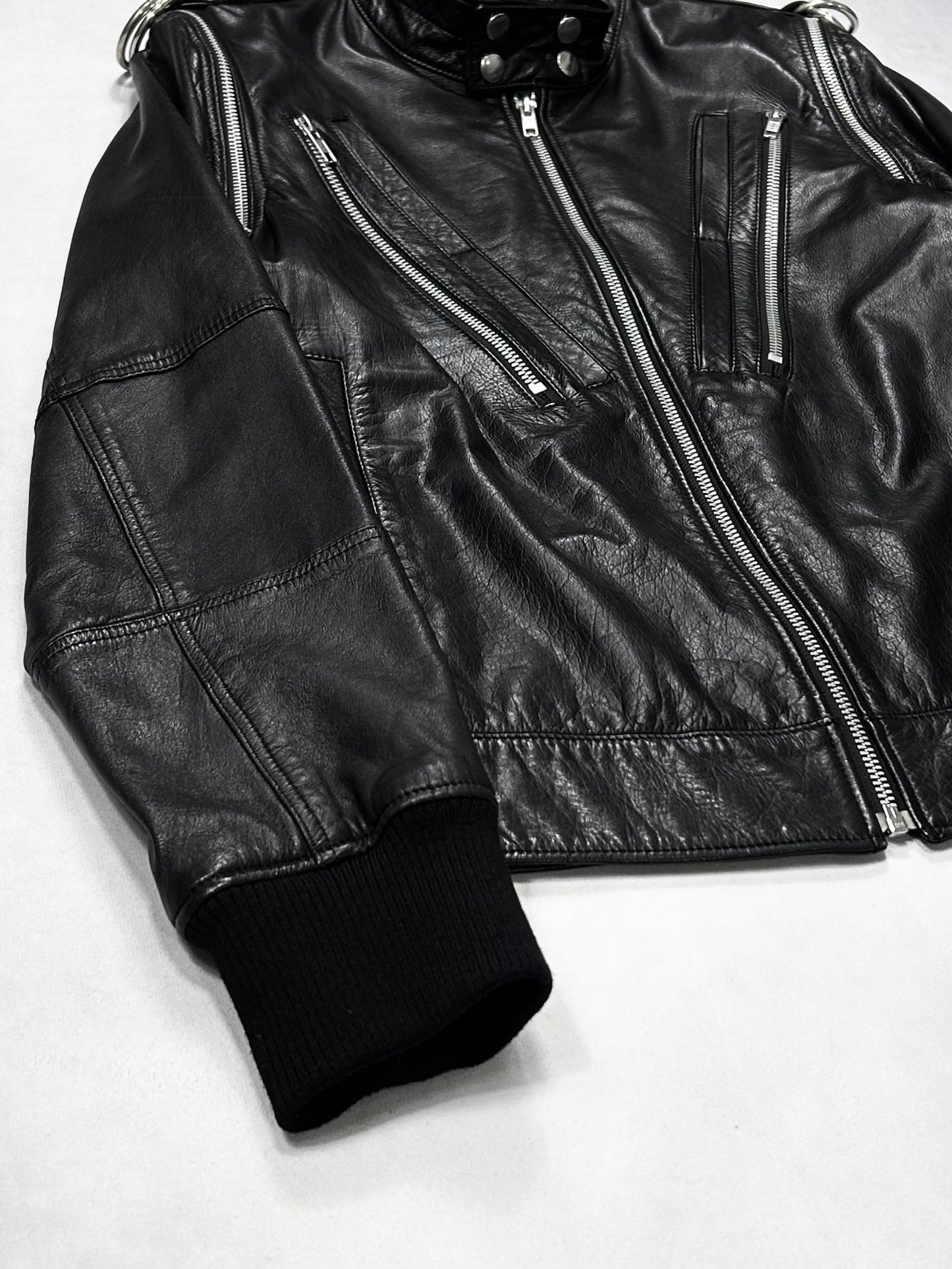 Undercover FW07 Cow Hide Leather Riders Jacket Size 2