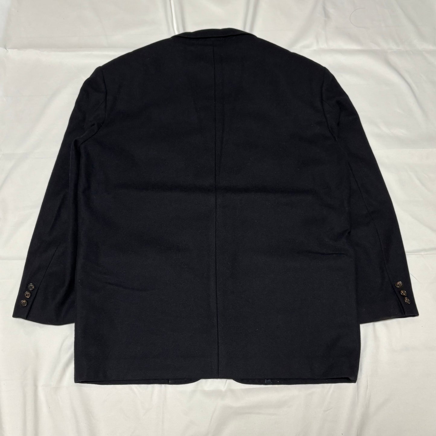 COMME des GARCONS HOMME 80s Navy Wool 2B Jacket Size S