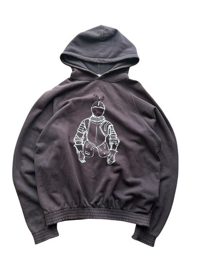 Number (N)ine Number (N)ine Giovani Graphic Brown Hoodie Size L