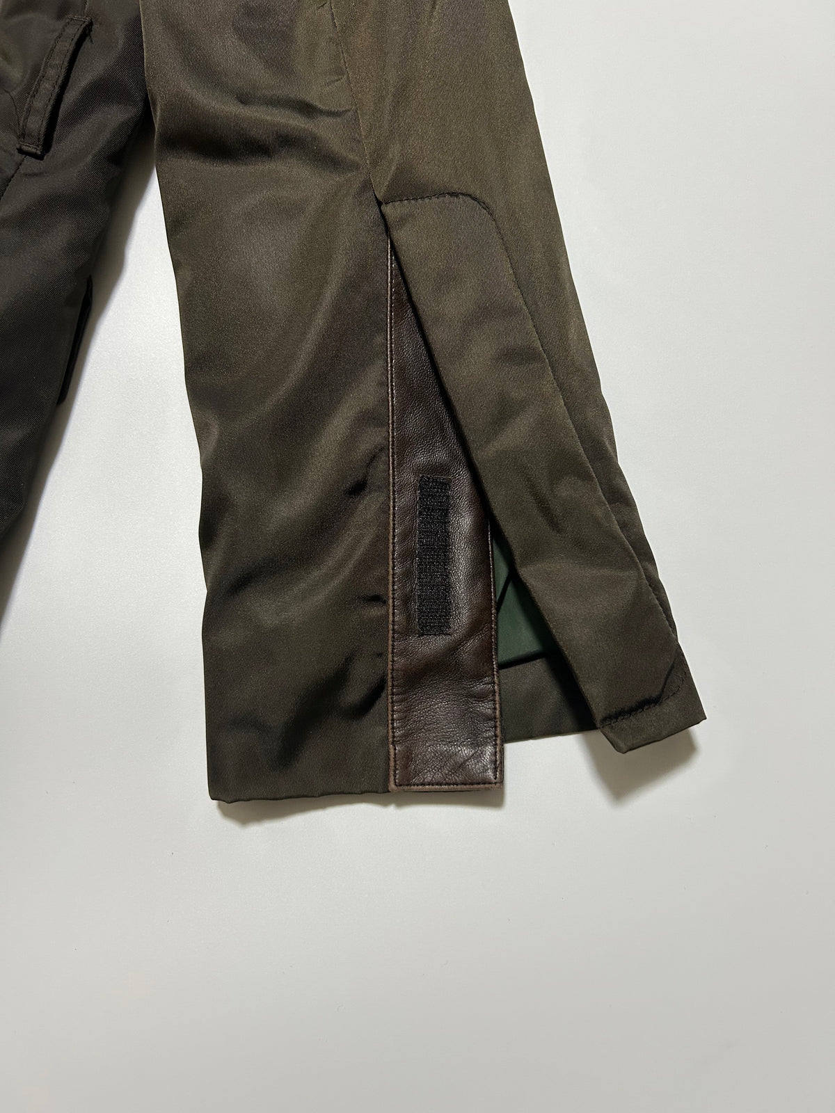 PRADA AW98 Nylon Jacket Dark Olive Size 40
