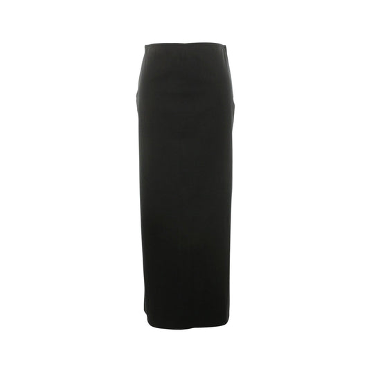 Maison Martin Margiela 98SS Cotton Midi Skirt Black Size 40