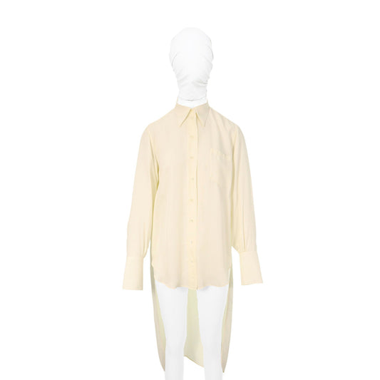 Celine LINE by Phoebe Philo Off-white Rayon Shirt Size 34