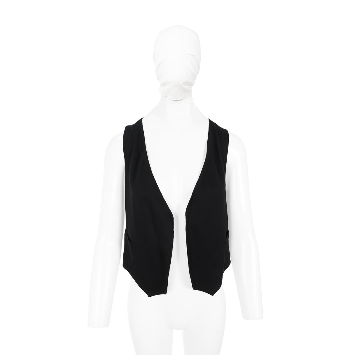 Martin Margiela 2008 S/S Silk Vest Black Size 38