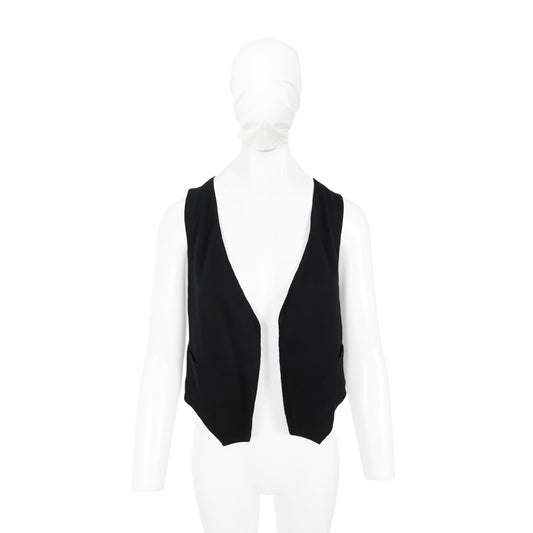 Martin Margiela 2008 S/S Silk Vest Black Size 38