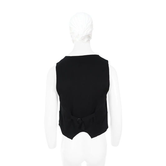 Martin Margiela 2008 S/S Silk Vest Black Size 38