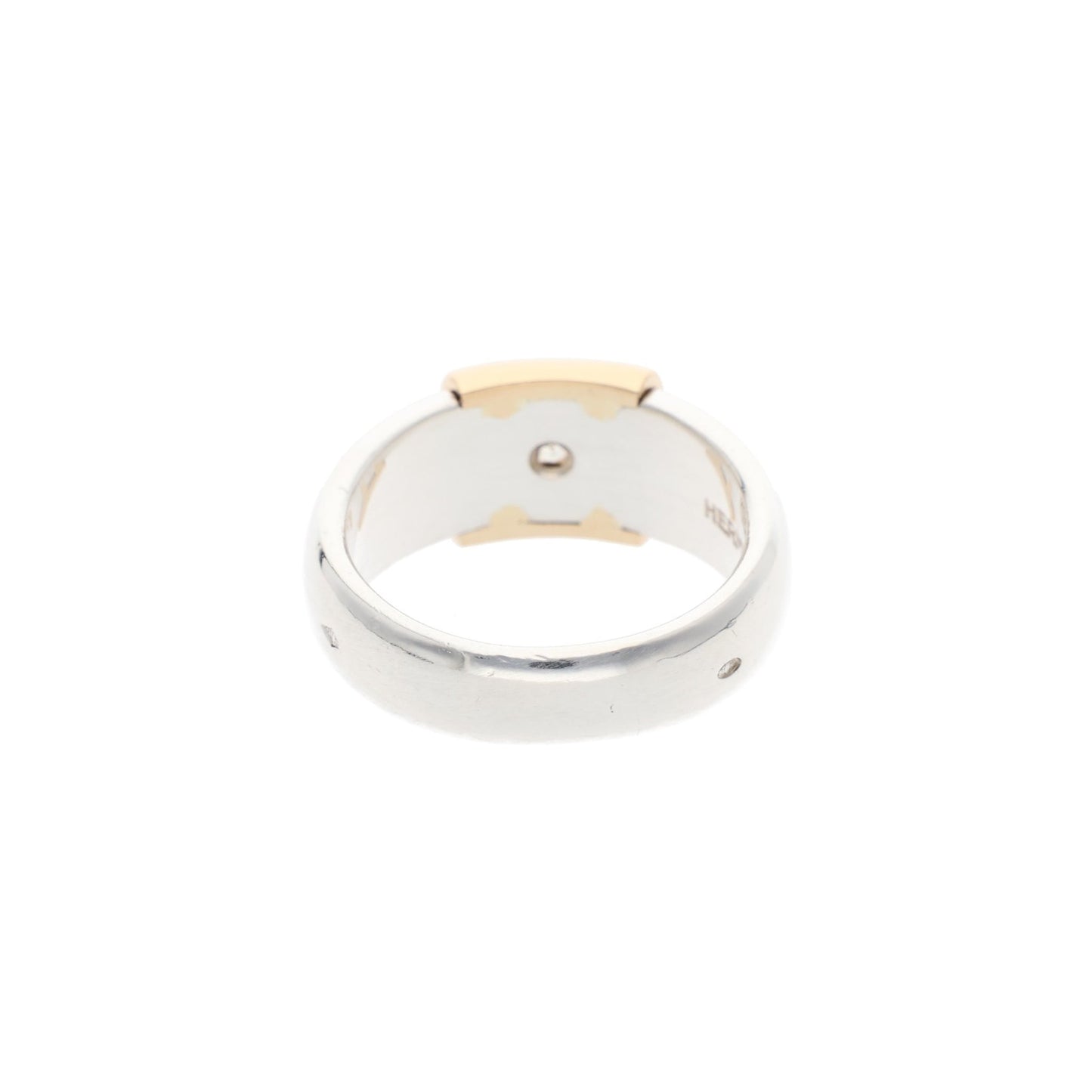 Hermes HERMÈS Silver Gold 925 Ring