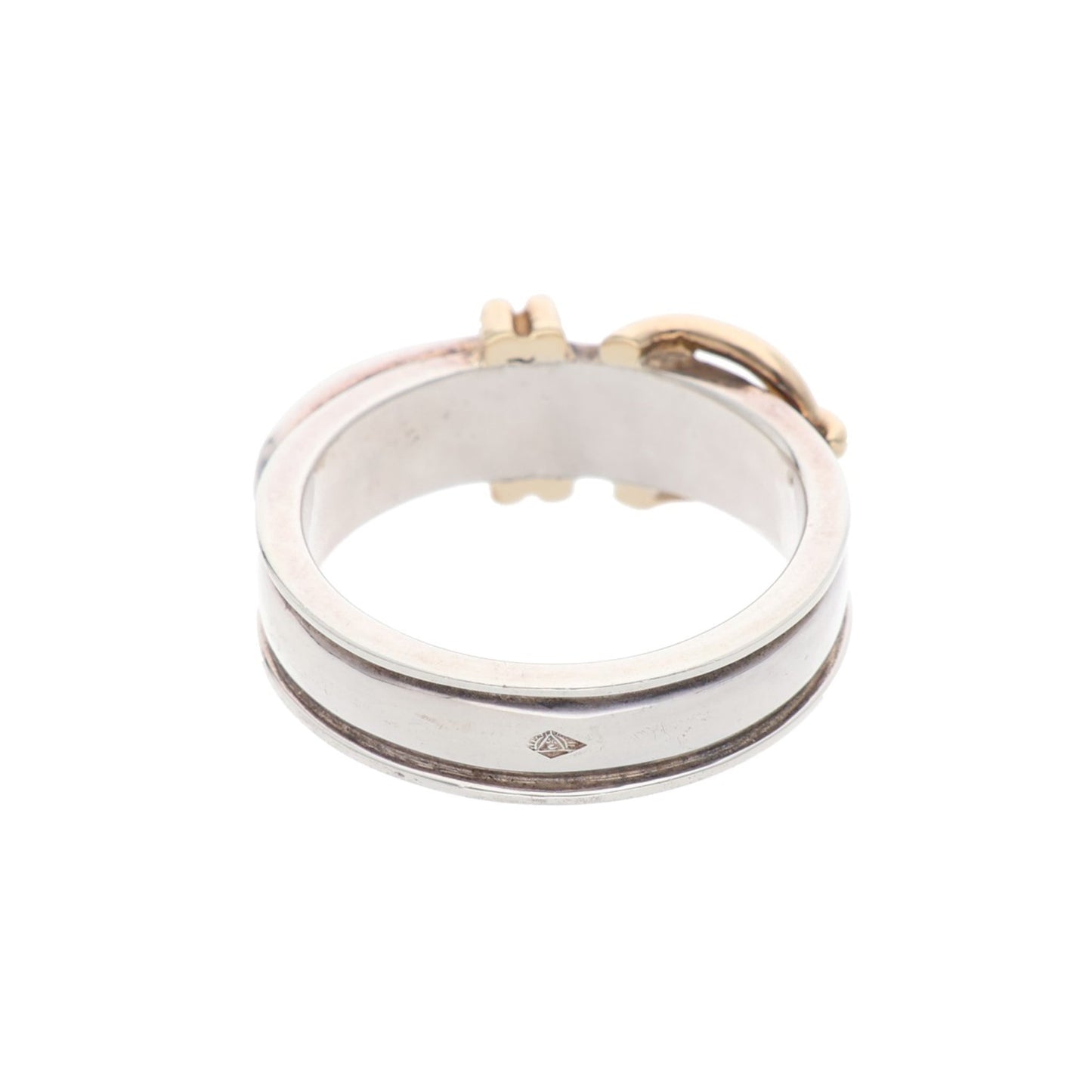 Hermes HERMÈS Silver Gold 925 750 Ring