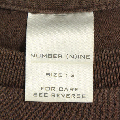 NUMBER (N)INE 2002 A/W Brown Long Sleeve Shirt Size 3