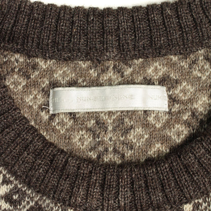 NUMBER (N)INE 2002 A/W Wool Sweater Brown Size 3