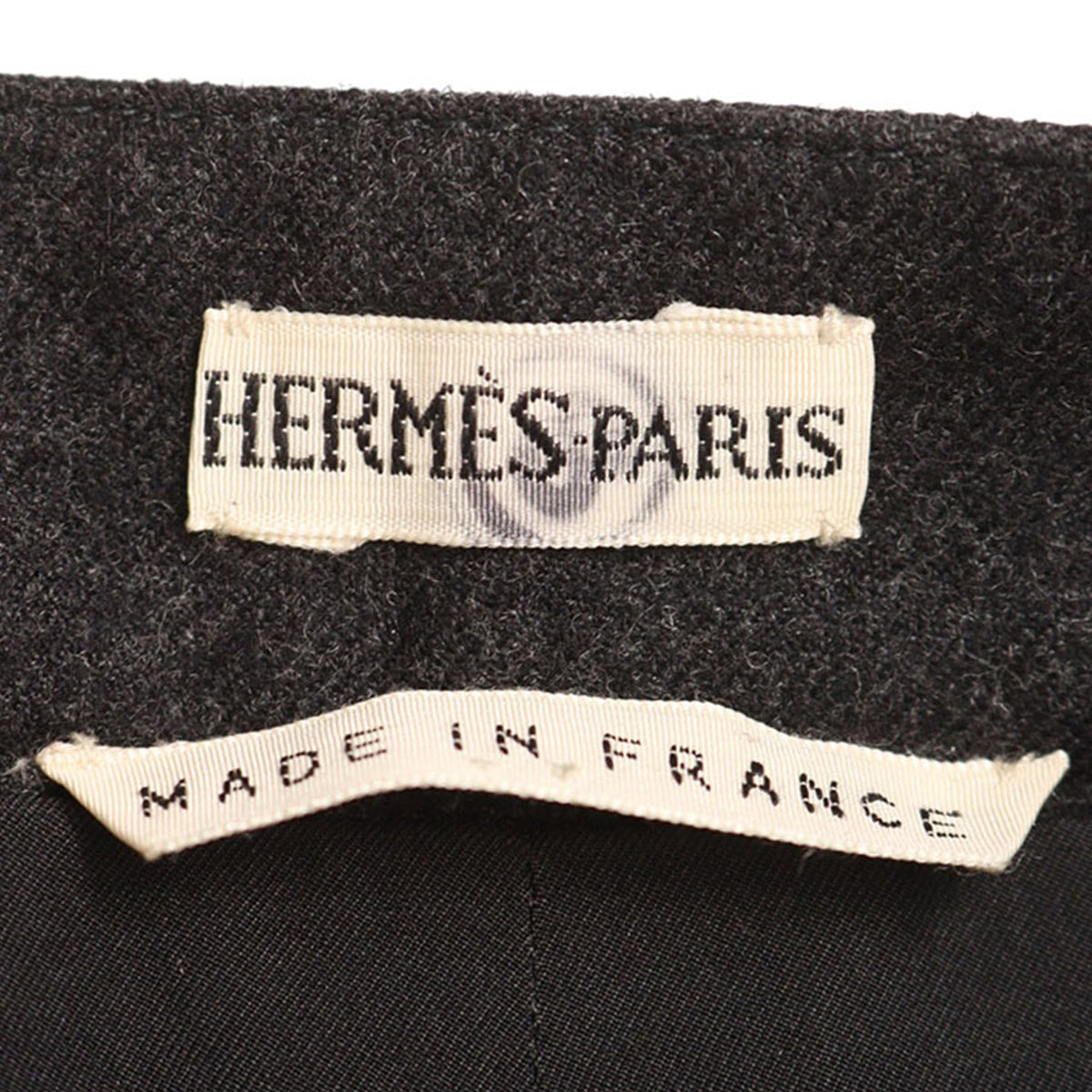 Hermes HERMÈS by Martin Margiela Gray Wool Skirt Size 38