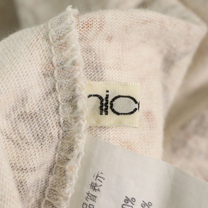 NICOLE Multi Cotton Linen Short Sleeve Shirt