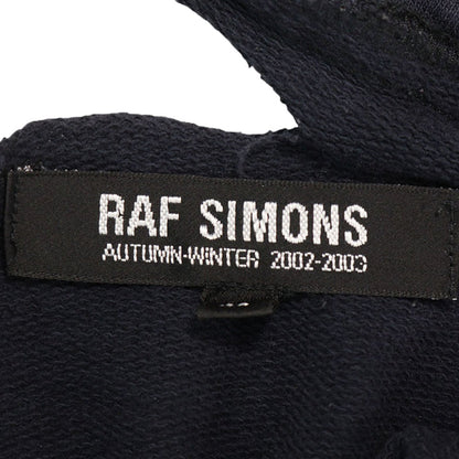 RAF SIMONS 2002A/W Navy Hoodie Size 46