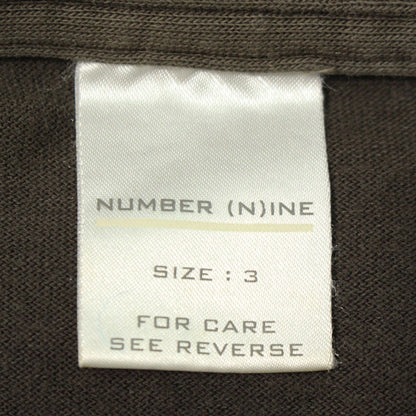 NUMBER (N)INE 2001 S/S Beige Long Sleeve Shirt Size 3