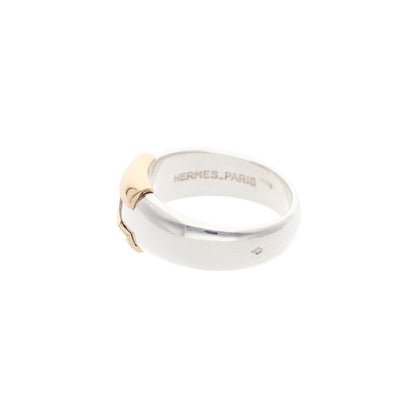Hermes HERMÈS Silver Gold 925 Ring
