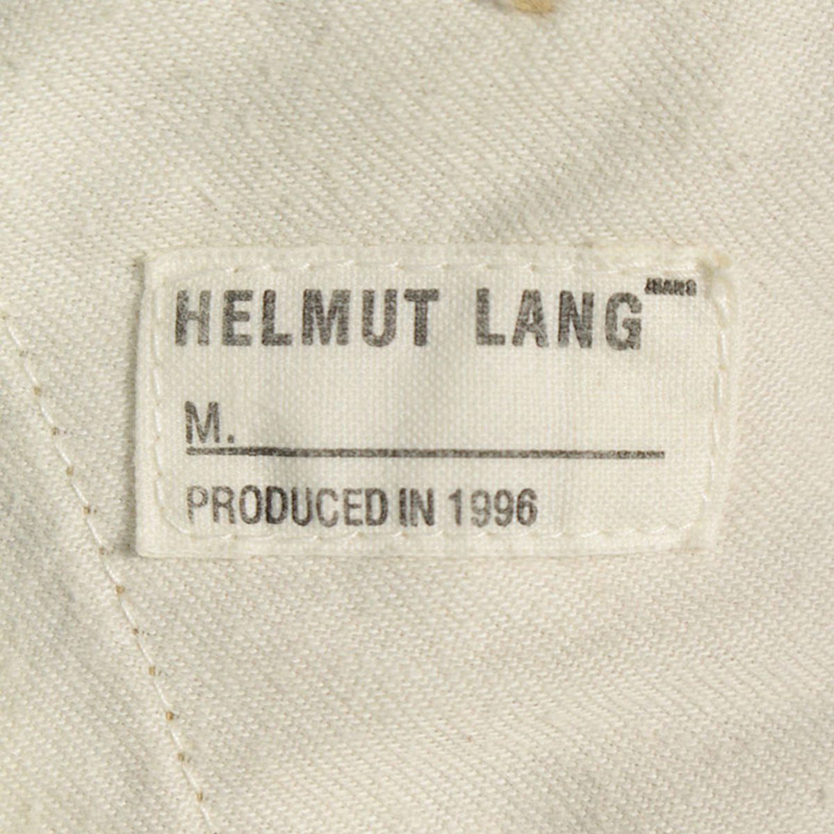 HELMUT LANG 1996 Beige Jeans Size 44