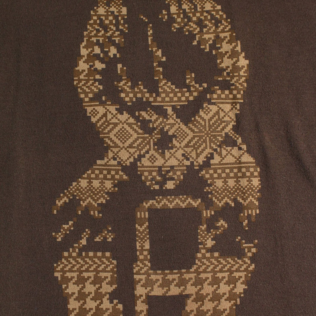 NUMBER (N)INE 2002 A/W Brown Long Sleeve Shirt Size 3