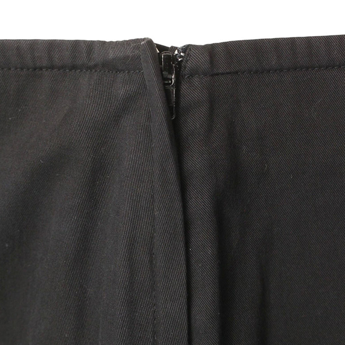 Maison Martin Margiela 98SS Cotton Midi Skirt Black Size 40