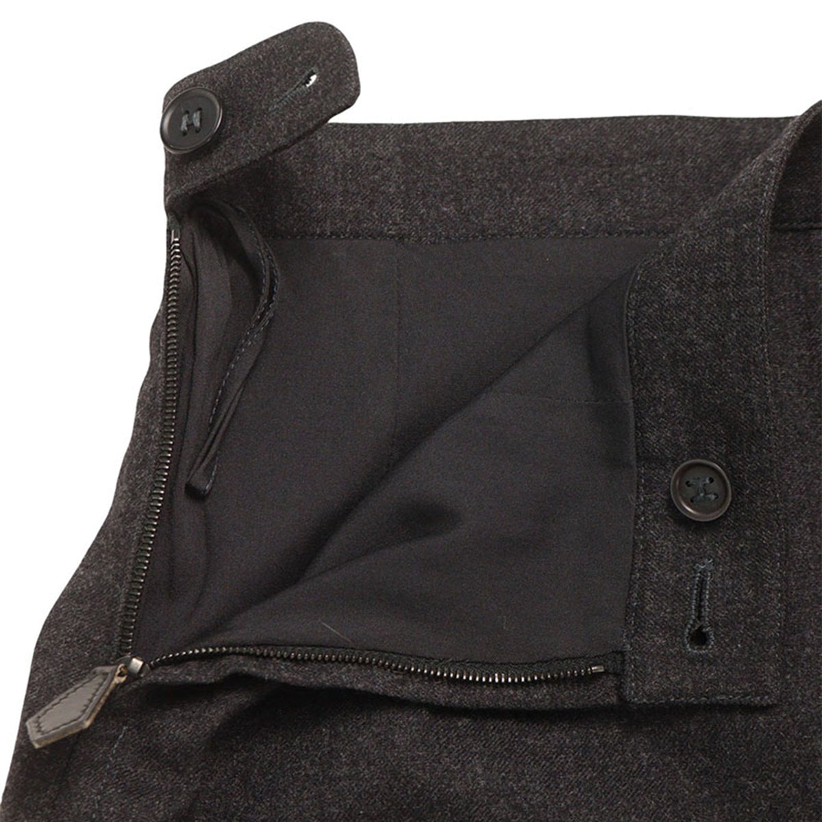 Hermes HERMÈS by Martin Margiela Gray Wool Skirt Size 38