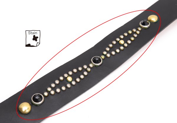 COMME des GARCONS x WOLF'S HEAD Belt Black