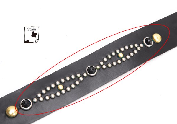 COMME des GARCONS x WOLF'S HEAD Belt Black