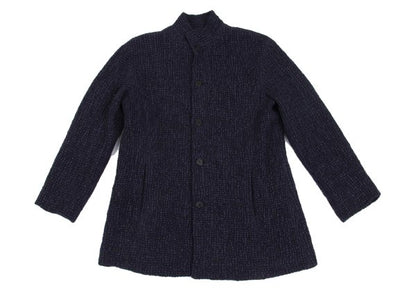 JURGEN LEHL Wool Silk Design Weave Collar Jacket Size M