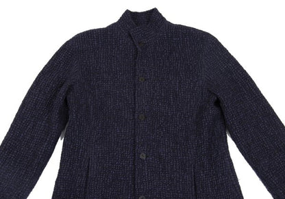 JURGEN LEHL Wool Silk Design Weave Collar Jacket Size M