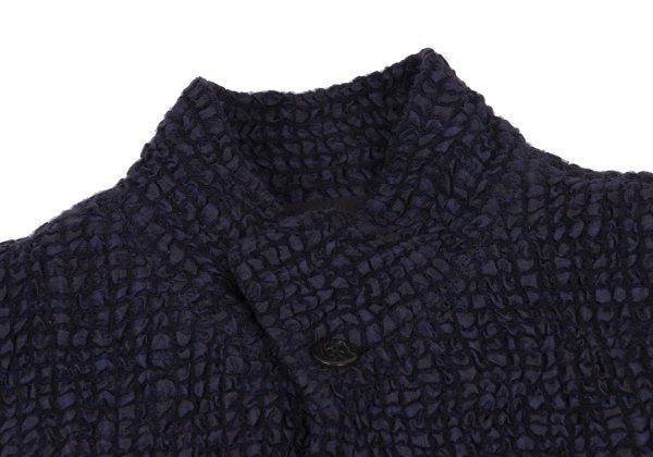 JURGEN LEHL Wool Silk Design Weave Collar Jacket Size M
