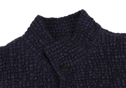 JURGEN LEHL Wool Silk Design Weave Collar Jacket Size M