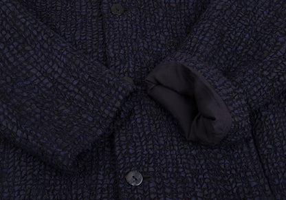 JURGEN LEHL Wool Silk Design Weave Collar Jacket Size M