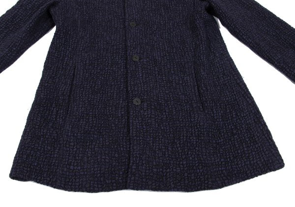 JURGEN LEHL Wool Silk Design Weave Collar Jacket Size M